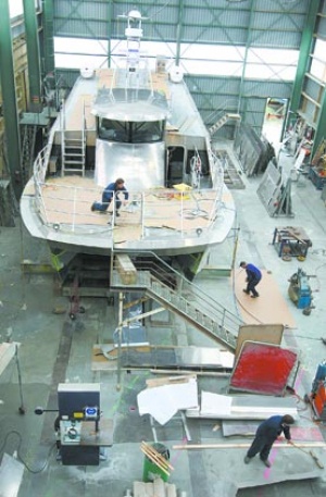 WANGANUI FIRM BUOYED BY MAJOR BOATBUILDING CONTRACT
